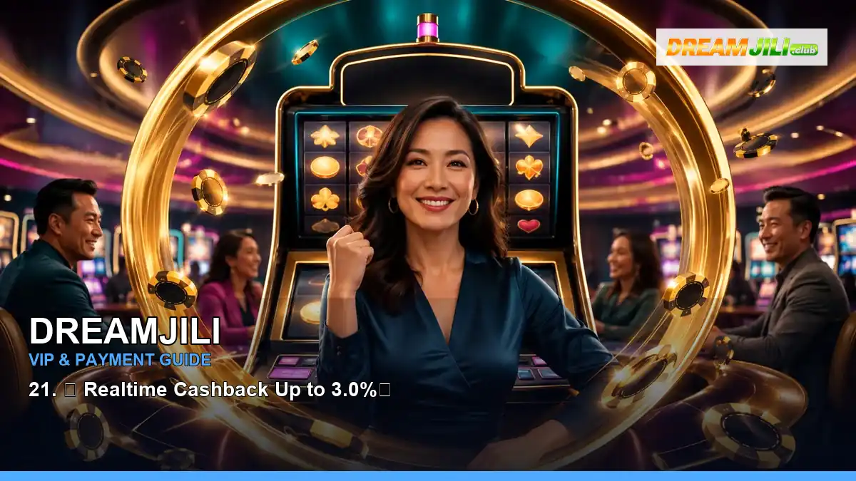 DREAMJILI cashback rewards and payment options for Philippine players